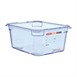Boîte hermétique bleue en ABS sans BPA Araven GN1/2 150mm