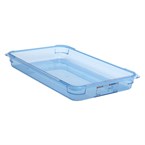 Boîte hermétique bleue en ABS sans BPA Araven GN1/1 65mm