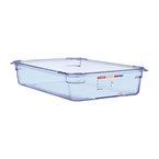 Boîte hermétique bleue en ABS sans BPA Araven GN1/1 100mm