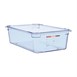 Boîte hermétique bleue en ABS sans BPA Araven GN1/1 150mm