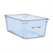 Boîte hermétique bleue en ABS sans BPA Araven GN1/1 200mm