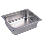 Bac inox perforé GN1/2 Gastro M 100mm