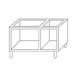 Placard ouvert Gastro M 60/90B
