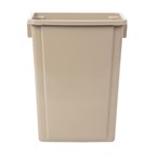 Conteneur de recyclage Nisbets Essentials beige 56L