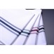 Serviettes de table bistro avec rayures noires (lot de 10)