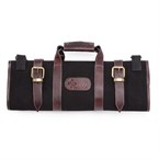 Trousse à couteaux en toile Boldric noire 17 emplacements