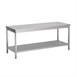 Table inox avec étagère basse Gastro M 1800 x 600 x 850mm
