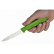 Couteau d'office lame dentée bout pointu Victorinox vert 80mm