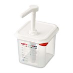 Distributeur de sauce Araven GN 1/6 transparent 2.6L