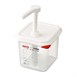 Distributeur de sauce Araven GN 1/6 transparent 2.6L