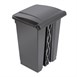 Poubelle de cuisine à pédale Jantex noire 45L