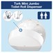 Distributeur de papier toilette Mini Jumbo Tork blanc