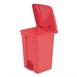 Poubelle de cuisine à pédale Jantex rouge 45L