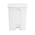 Poubelle de cuisine à pédale Jantex blanche 65L
