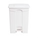 Poubelle de cuisine à pédale Jantex blanche 65L