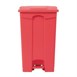 Poubelle de cuisine à pédale Jantex rouge 87L