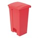 Poubelle de cuisine à pédale Jantex rouge 87L