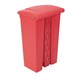 Poubelle de cuisine à pédale Jantex rouge 87L