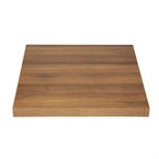 Plateau de table carré Bolero effet chêne rustique
