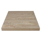 Plateau de table carré Bolero effet bois clair