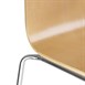Chaises dossier carré couleur naturelle Bolero (lot de 4)