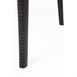 Fauteuils enveloppants en rotin PP Bolero noirs (lot de 4)