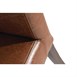Chaise dossier haut en simili cuir Bolero marron patiné x2