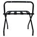 Support à bagages pliant noir Bolero