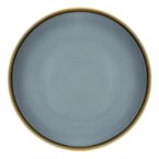 Assiette plate ronde couleur océan Kiln Olympia 230mm lot de 6