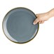 Assiette plate ronde couleur océan Kiln Olympia 230mm lot de 6