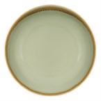 Assiette plate ronde couleur mousse Kiln Olympia 230mm lot de 6