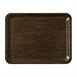 Plateau de service en mélamine Roltex Casino 430x330mm antidérapant wengé