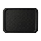 Plateau antidérapant Roltex Blackline rond 490 x 340mm noir