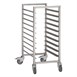 Chariot à glissières inox Gastro M 600x400mm 10 niveaux