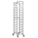 Chariot à glissières inox Gastro M 600x400mm 18 niveaux