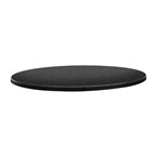Plateau de table rond Topalit Classic Line anthracite