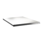 Plateau de table carré Topalit Classic Line blanc pur