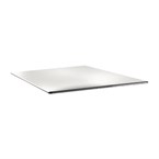 Plateau de table carré Topalit Smartline blanc pur