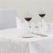 Serviettes blanches en coton motif feuille de lierre Mitre Luxury Luxor 