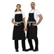 Tablier bavette denim Southside noir