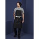 Tablier bavette denim Southside noir