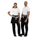 Tablier serveur court denim Southside noir 760mm