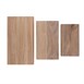 Rehausses en bois d'acacia FSC Olympia (lot de 3)