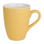 Mug pastel mat en porcelaine Olympia jaune 320ml 