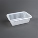 Passoire rectangulaire blanche Vogue 395 x 303mm
