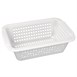 Passoire rectangulaire blanche Vogue 395 x 303mm