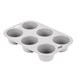 Plaque flexible en silicone 6 muffins Vogue 