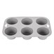 Plaque flexible en silicone 6 muffins Vogue 
