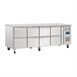 Table réfrigérée GN 1/1 ventilée 8 tiroirs Polar Série U