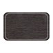 Plateau Euronorme en mélamine Roltex antidérapant 530x370mm wengé